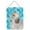 Grey, variant on Grey Standard Poodle Winter Wall or Door Hanging Prints