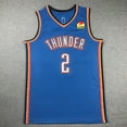 thumbnail image 1 of Men's Thunder 2#Gilgeous-Alexander-Blue Jersey Embroidery Basketball Jersey—LU, 1 of 2
