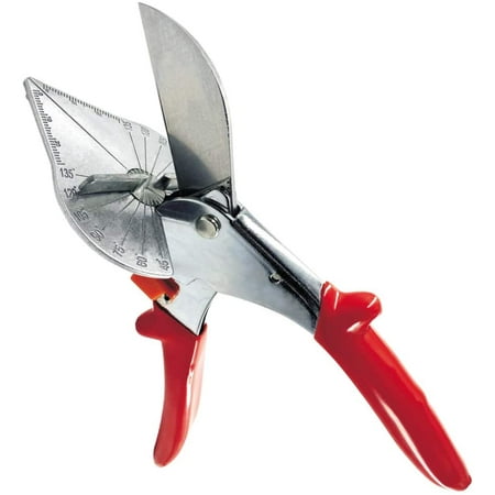 

Egebert Miter Shears 53103 Quarter Round Cutting Tool with 45 to 135 Degree Adjustable Angle Block for Accurate Angle Cutting of Plastic Rubber Wood Decorative Moldings PVC Tile Edges Trim