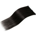 thumbnail image 4 of SEGO Clip in Human Hair Extensions Full Head 100% Real Remy Thick Hair Extensions Silky Straight(7 pcs/15 clips), 4 of 8