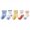 B, variant on Uccdo 5 Pairs Baby Boys Girls Cute Cotton Socks Toddlers Kids Soft Breathable Ankle Socks 1-8Y