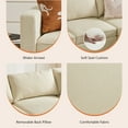 thumbnail image 4 of edx Modular Sectional Sofa, 6 Seat Convertible Oversized U Shaped Sofa Couch with Storage Ottomans, Beige, 4 of 6