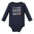 thumbnail image 4 of Hudson Baby Infant Boy Long-Sleeve Bodysuits and Pants, Football Huddles Long-Sleeve, 3-6 Months, 4 of 5