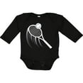 thumbnail image 3 of Inktastic Swinging Tennis Racket Boys or Girls Long Sleeve Baby Bodysuit, 3 of 5