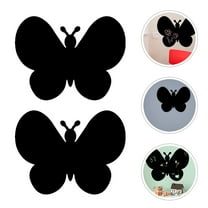 Masteelf 2pcs Butterfly Wall Art Decals Butterfly Stickers Black Wall Decorations Butterfly Wall Decor For Living Room Birthday Party And Home Decor