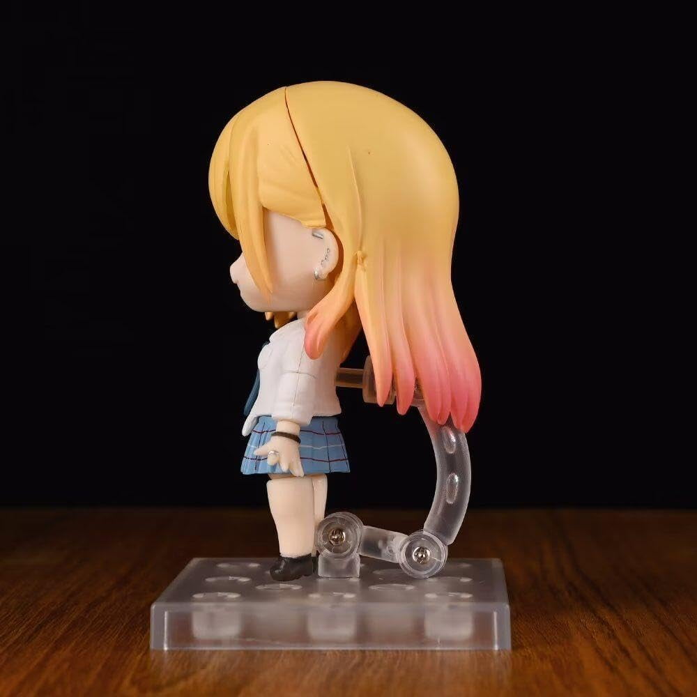 New Kitagawa Marin Figures, Cute Version Face-Changing Statue 10cm/3.9inch PVC Characters Model Decoration Collectible Action Figure Anime Fans Gift