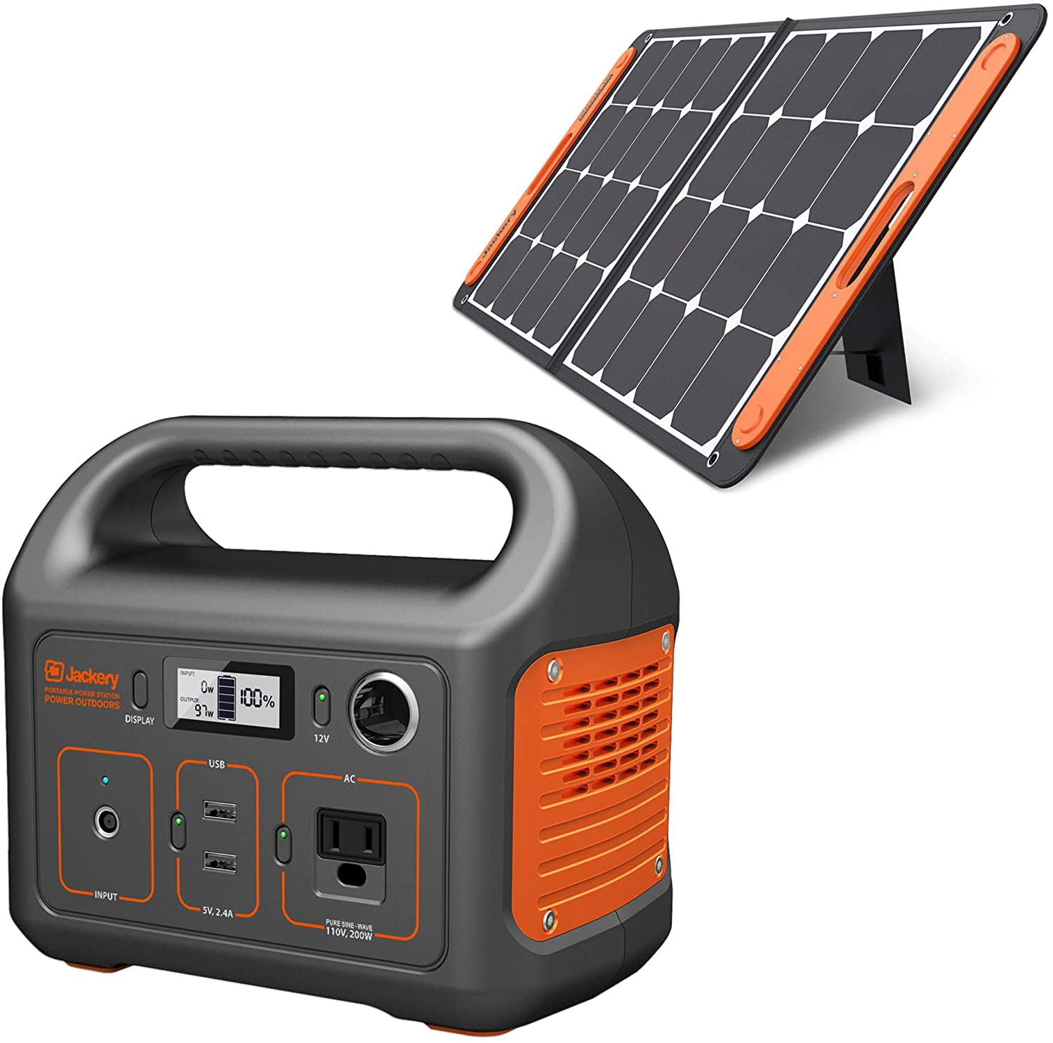 portable power bank with solar panel 20000 mAh Solar Power Bank & Charger main image 1
