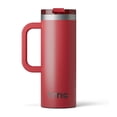 thumbnail image 1 of Taza de viaje RTIC Road Trip 600 ml con bandera de acero inoxidable, color rojo, 1 of 7