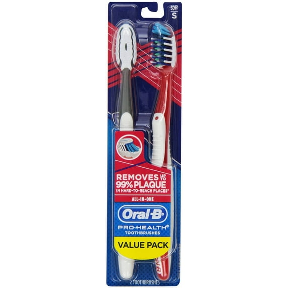 Oral-B Pro-Health All-In-One 40 Soft Toothbrush 2 ea (Pack of 2)