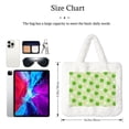 thumbnail image 3 of Rocae St Patrick's Day11 or Plush Underarm Bag White Furry Purse Handbag for Autumn and Winter, 3 of 7