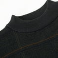thumbnail image 3 of Men's Sweaters Autumn And Winter Stand Up Collar Half Zip Warm Casual Swweater Pullover, 3 of 6