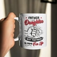 thumbnail image 3 of Personalized Daddy & Daughter Mug For Dads With Custom Name - Dad Coffee Mugs Tea Cup 11oz 15oz - Birthday Christmas Father's Day Gifts From Daughter For The Best Daddy (Partners In Crime), 3 of 7