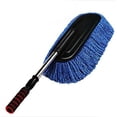 thumbnail image 1 of Vadrouille de Lavage de Voiture Vadrouille à Poussière de Voiture Brosse de Lavage de Voiture en Microfibre Sans Égratignures Polyvalente Manche Extensible Vadrouille à Poussière de Lavage Détachable Bleu, 1 of 1