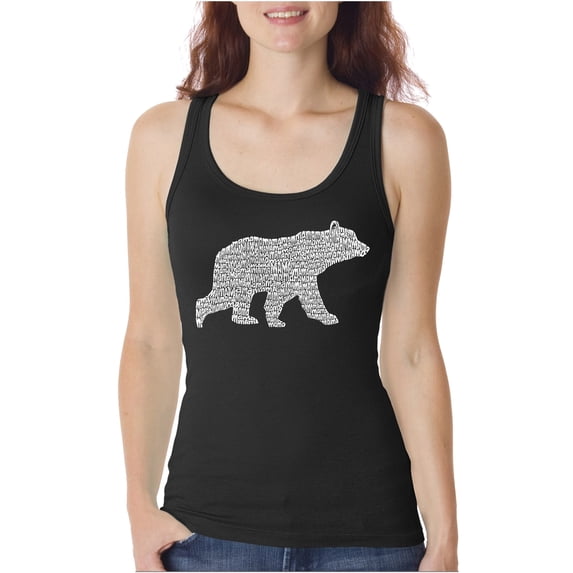 Women's Word Art Tank Top - Mama Bear