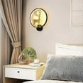 thumbnail image 4 of Nordic Elk wall lamp,bedside lamp in the bedroom modern minimalist creative LED lamp,Black,warm light, 4 of 5