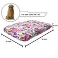 thumbnail image 2 of Garden Art Pet Bed, Pattern with Different Blooming Flowers Delicate Beauty of the Nature Theme, Chew Resistant Pad for Dogs and Cats Cushion with Removable Cover, 24" x 39", Multicolor, by Ambesonne, 2 of 4
