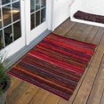 thumbnail image 4 of Aakriti Handmade Rag Rug, Chindi Rug, Multicolored, Indian Rug, Recycled Rug, Boho Style, Decorative Rug ( 5x3 ft) (Red), 4 of 5