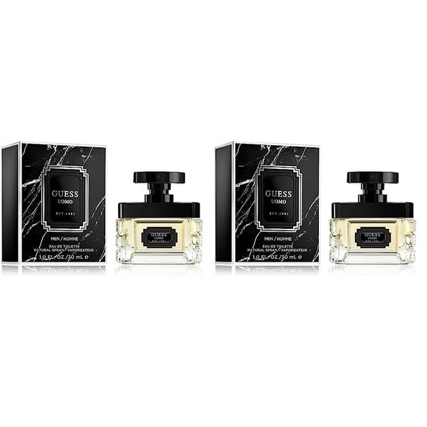 Perfume GUESS UOMO Eau de Toilette 30 ml para hombre (paquete de 2)