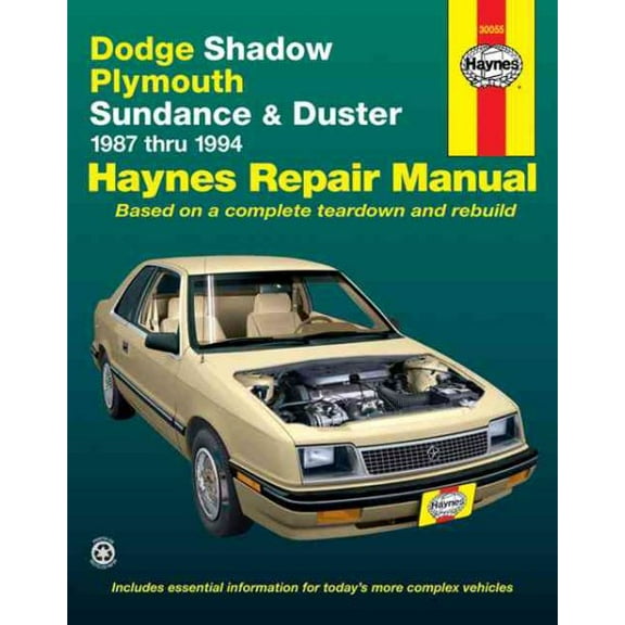 Haynes Dodge Shadow, 1987-1994
