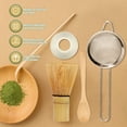 thumbnail image 2 of Grusce 6 Pcs Matcha Whisk Set Practical Matcha Kit with Whisk Holder Matcha Whisk Sifter Tea Scoop and Tea Spoon Japanese Matcha Tea Set for Matcha Making Matcha Tea Lovers, 2 of 7