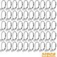 thumbnail image 2 of 50pcs Stainless Steel Lever Back Earrings French Hooks Leverback Hoop Earwire Earring Components with Loop for DIY Earrings Jewelry Making, 14x12mm, 2 of 5