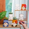 thumbnail image 4 of Maceta para suculentas y castores Paint Your Own Gnomes, 6 juegos, 4 of 7