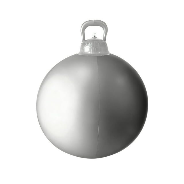 Outdoor Christmas Inflatable Decoration Ball 60 cm PVC Holiday Yard Decor for Tree or Courtyard Display