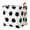 Large Dots, variant on Foldable Storage Basket, Waterproof Cotton Linen Cube Organizer with Handles, Collapsible Fabric Bin for Closet, Shelves and Dorm Room (Bat)