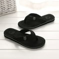 thumbnail image 3 of Mepaouo Mens Flip Flops Leather Thong Sandals Arch Support Beach Slippers Summer Water Shoes Size 7-9, 3 of 4