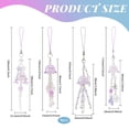 thumbnail image 2 of 4 Pcs 4 Style Purple Phone Charm Jellyfish Pendant Phone Straps Lanyard Cellphone Chain Accessories for Camera Keyring Wallet, 2 of 7