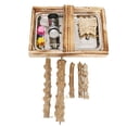 thumbnail image 1 of TISHITA Bird Playground Bird Playpen Parrot with Tray Portable Cage Branch Perch, 1 of 8