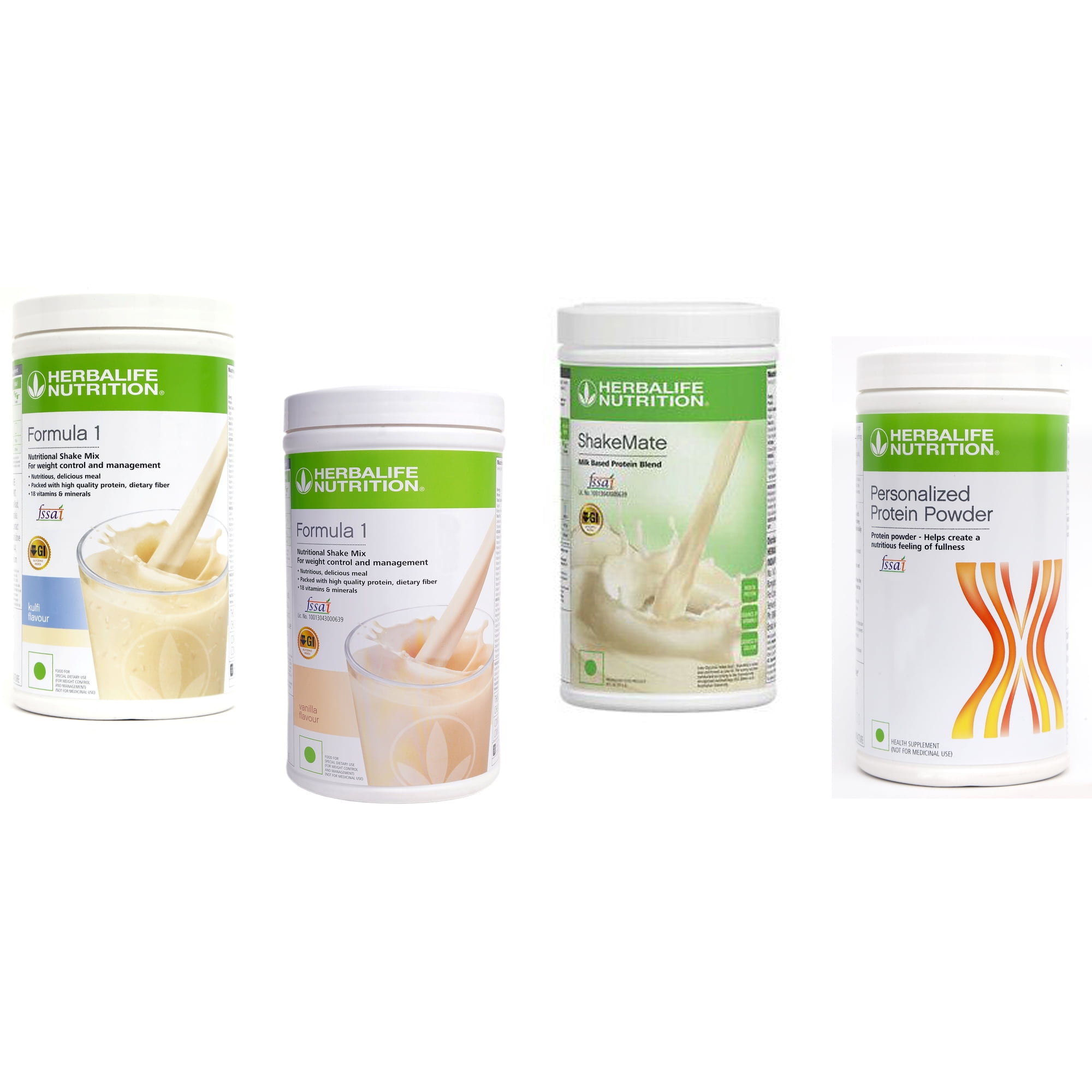 Herblife Nutrition Shake Mix Kulfi & French Vanilla With Shake Mate And Protein Powder 400Gram With Free Shipping