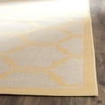 thumbnail image 4 of SAFAVIEH Courtyard Estelle Geometric Indoor/Outdoor Area Rug, Beige/Yellow, 8' x 11', 4 of 8