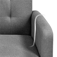 thumbnail image 6 of Topeakmart Modern Fabric Arm Chair Tufted Accent Chair with Rubber Wooden Leg, Dark Gray, 6 of 11
