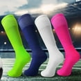 thumbnail image 7 of 1Pairs Baseball Soccer Softball Socks for Youth Adult Solid Colors Socks for Boy Girl, 7 of 7