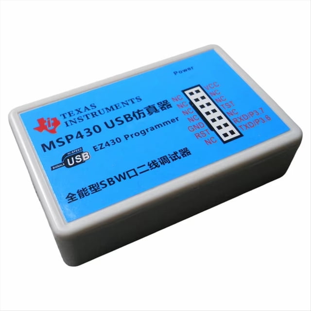Simulador MSP430, Interfaz USB MSP-FET430UIF, Programador Ez430 Ezfet, Descarga SBW, Grabador, Actualización Automática de Firmware.