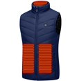 thumbnail image 1 of Abrigo calefactable para mujeres y hombres Chaqueta eléctrica Calentador corporal Chaleco calefactor con 3 calentadores (ajuste delgado), 1 of 4