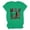 Green, variant on Awdenio Woemns Lounge Graphic Tees Tops Ladies Casual Round Neck Short-sleeved Christmas Tree Printed T-shirt Top, Size S-2XL