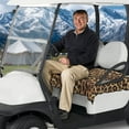 thumbnail image 3 of Yuyamidu Leopard Print Golf Cart Seat Covers Club Car Seat Cover for 2 Passenger Golf Cart Cushion Cover Fashion Golf Cart Seat Towel Blanket Winter Outdoor Decor, 3 of 8