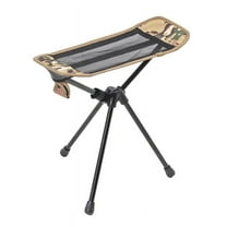 Fishing Chair Mesh Splicing Folding Fishing Chair Footrest Camping Footstool Camping Hiking Picnic Seat -B