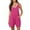 Hot Pink, variant on Utoimkio Women's Casual Summer Sleeveless Rompers Loose Fit Adjustable Strap Short Jumpsuits Overalls Summer Outfits with Pockets