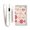 Heart on Circle, variant on JIALIOU Nylon Trifold Card Wallet with ID Window Zipper Pocket for Men Women Teen Heart on Circle