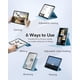 thumbnail image 3 of Funda para iPad Air ESR de 11 pulgadas 2025 M3/M2 con soporte para lápices Sky Bl, 3 of 9
