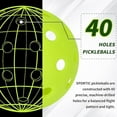 thumbnail image 2 of Bonison Durable Sportic Pickleballs, 4 Count, 2 of 5