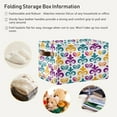 thumbnail image 5 of Mardi Gras Lily Large Storage Basket 1PCS,Cute Koala Collapsible Toy Storage Box Laundry Basket with Handle,Used for Home Closets, Offices, Bedrooms Halloweenation Home Decor, 5 of 7