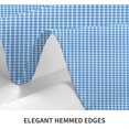 thumbnail image 4 of Rectangle Tablecloth 60x102 Inch, Blue Grids Rectangular Table Cloths Washable Table Cloth Cover Table Protector for Restaurant, Picnic, Indoor and Outdoor Dining, 4 of 8