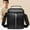 Black, variant on SYMOID Unisex Premium Faux Leather Crossbody Bag - Lightweight with Multiple Compartments, Adjustable Strap, Classic Black - Easy to Clean for Work, Travel & Daily Errands