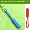 thumbnail image 4 of kurtrusly 10Pcs Zipper Pulls Zippers Extension Strap Slider Nylon Cord Broken Fixer Zip Rope Tag Replacement for Backpacks Jackets Red, 4 of 7