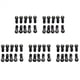 thumbnail image 1 of 50 Unids Plástico Varilla Extremo Enlace Bola de Conexión Cabezal para 1/10 Rc Car Crawler Axial Scx10 Ii 90046 Trx4, C, 1 of 7