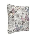 thumbnail image 2 of Bingfone Vintage Butterflies Linen Throw Pillow Covers Cushion Case Pocket Button Vintage Farmhouse Pillowcase For Sofa Couch Bed 18"X18", 2 of 9